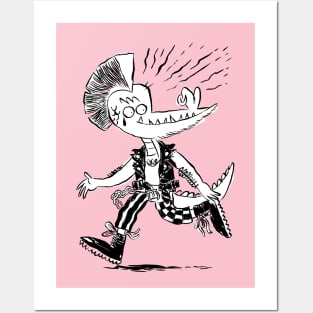 Croco Punk Posters and Art